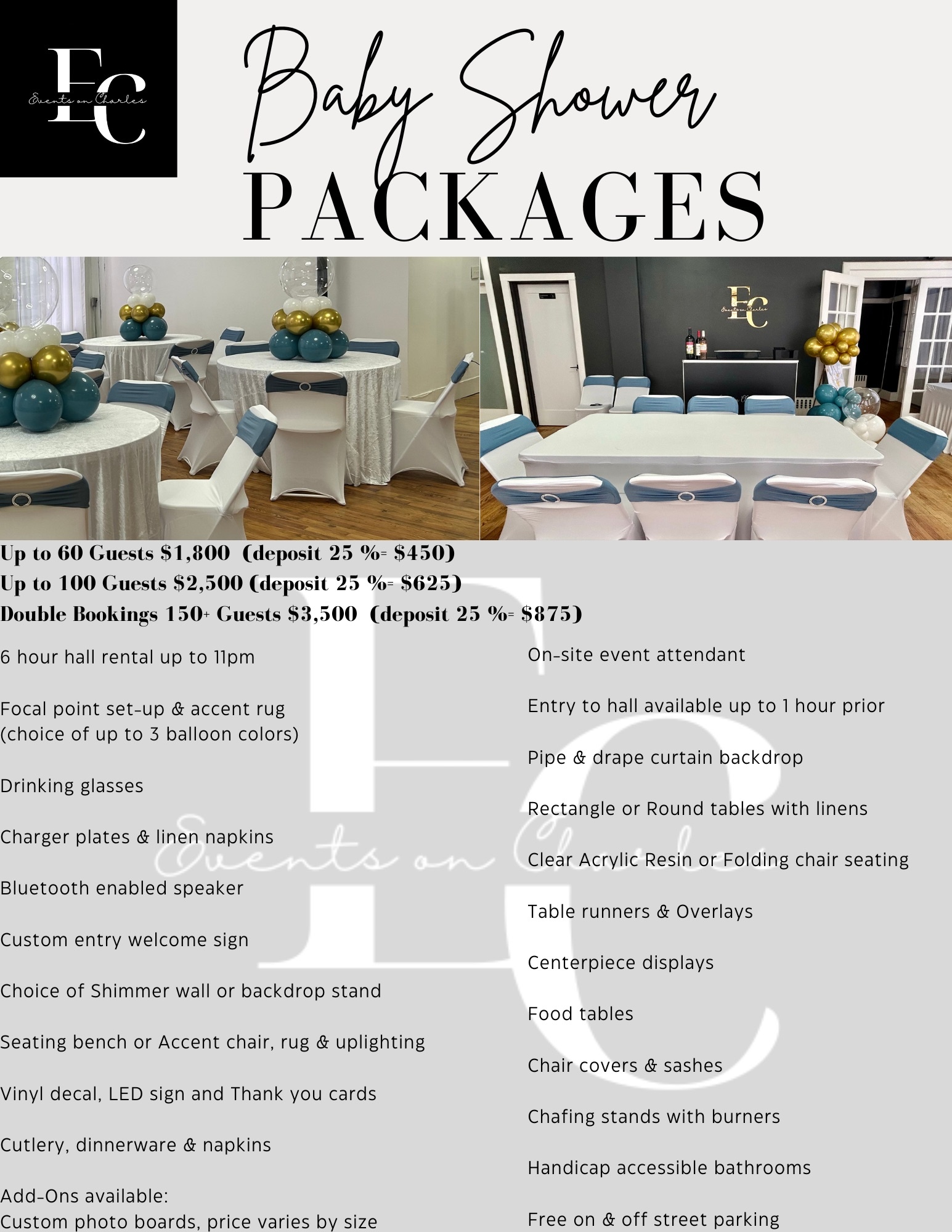 Round Tables (8-10 seats)