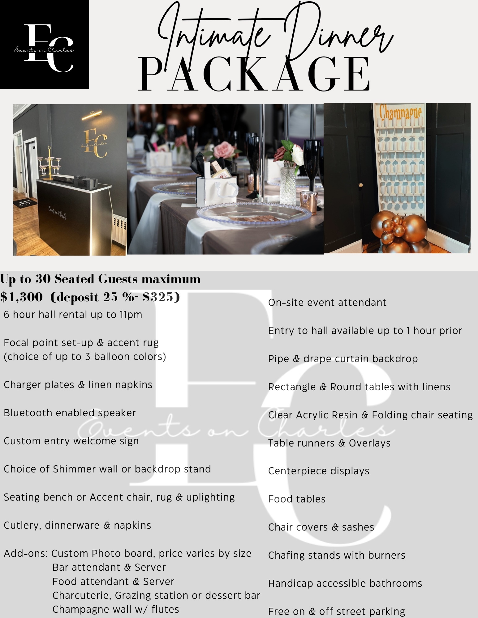 Additional Event Services