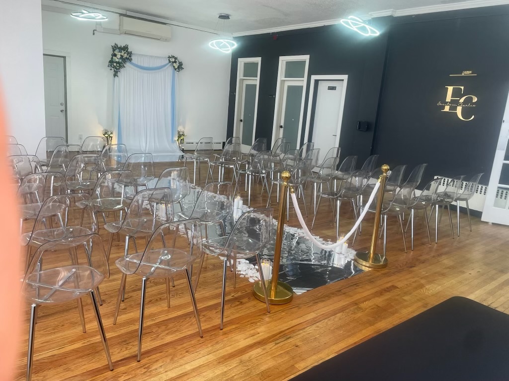 Baby Shower Blue White & Silver Elegance